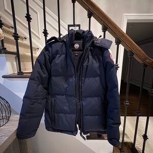 Canada Goose Dark Blue Puffer Jacket